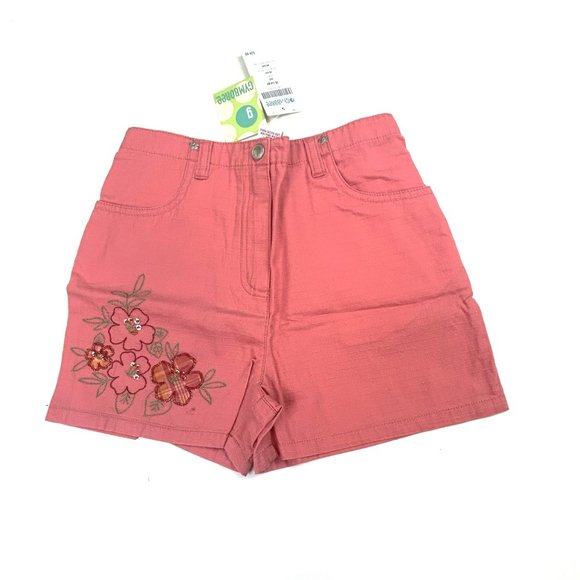 NWT Gymboree Girl Hibiscus Short & Ruffle Neck Hibiscus Tank Size 8 - Picture 2 of 7